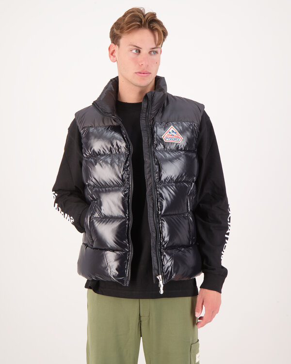 John Sleeveless Down Bodywarmer Zwart
