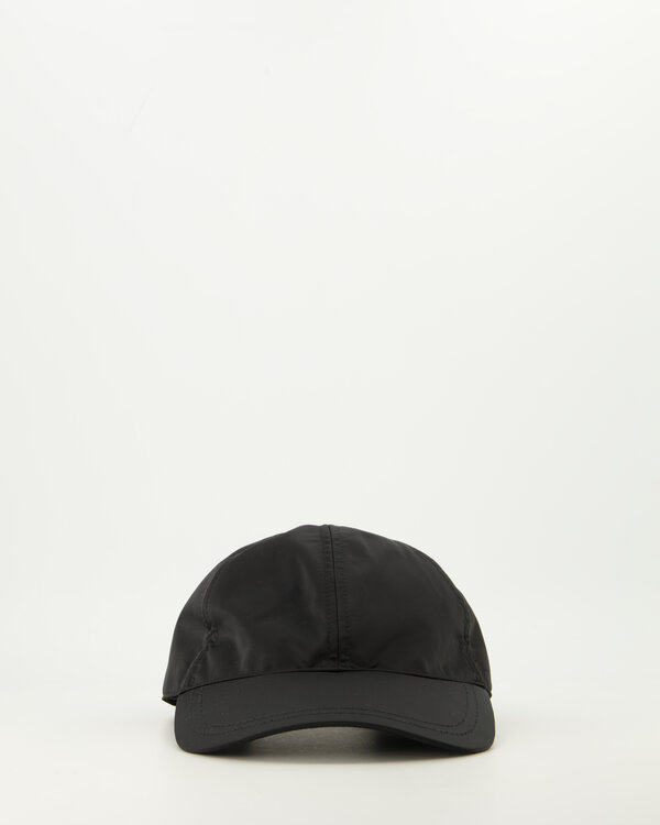 Satin Nylon Baseball Pet Zwart