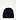 Knitted Ribbed Beanie Blau