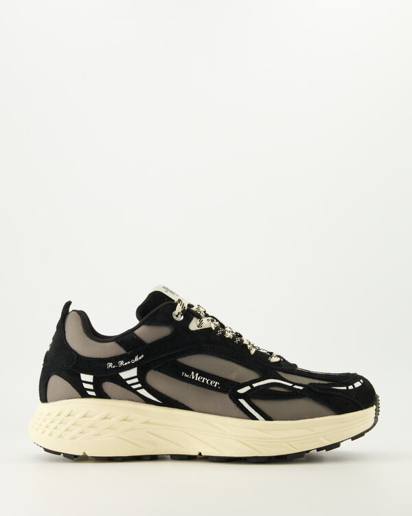The Re-Run Max Nubuck Sneaker Zwart