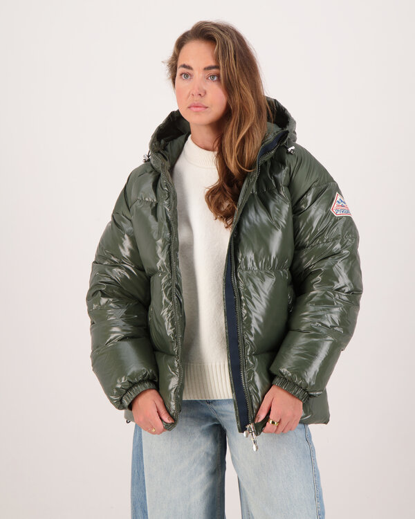 Sten Hooded Down Jas Khaki
