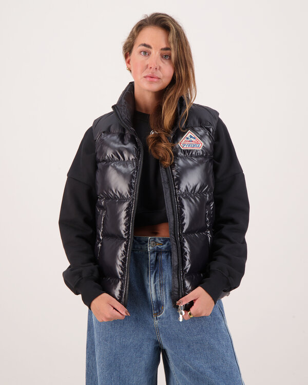 John Sleeveless Down Bodywarmer Zwart