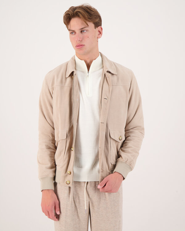 Joseph Suede Jacke Taupe