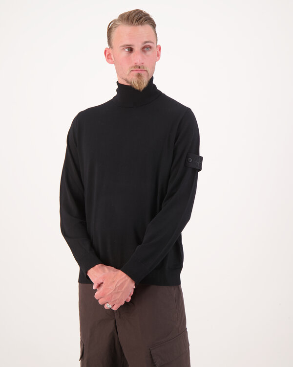 5100075 Rollkragenpullover Schwarz