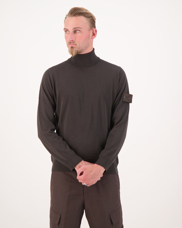 5100075 Rollkragenpullover Braun