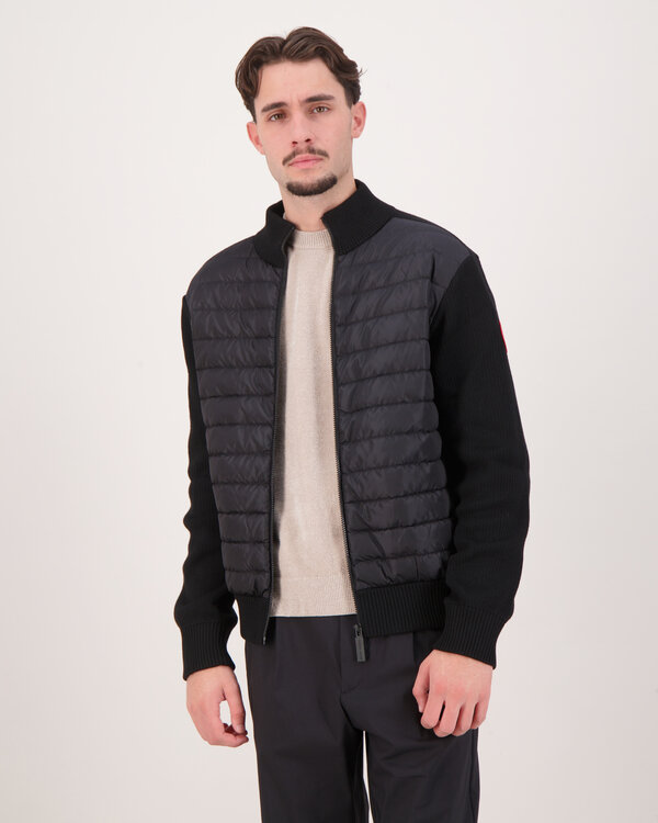Hybridge Knit Jacke Schwarz
