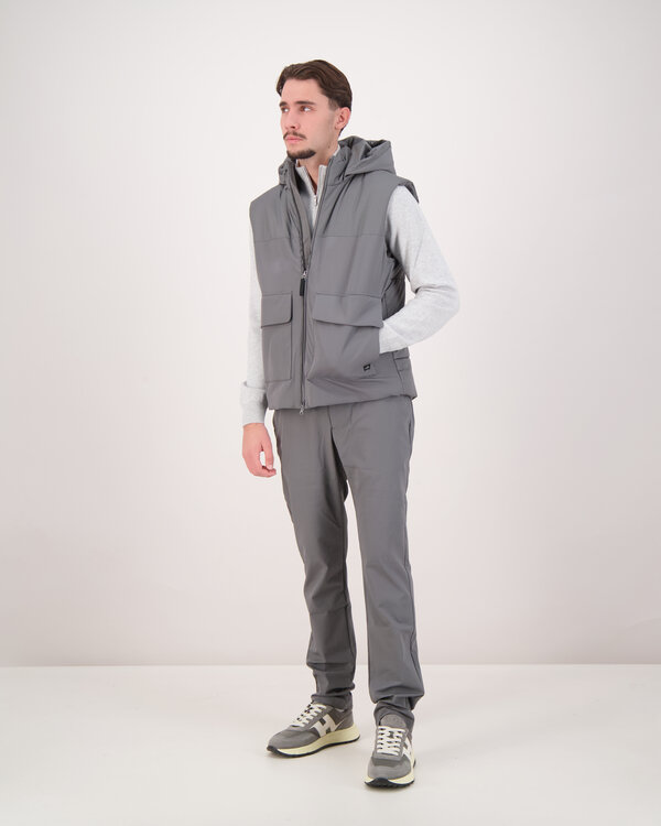 *nakijk?* Burrows Hooded Bodywarmer M.Grijs