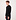 Geripptes Sweat Troyer Polo Schwarz