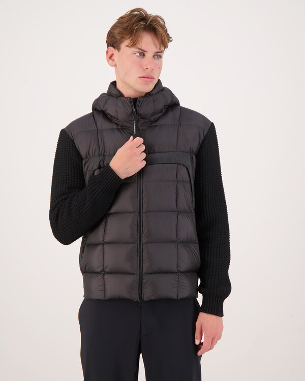 Merino Wool Knitwear Jas Zwart