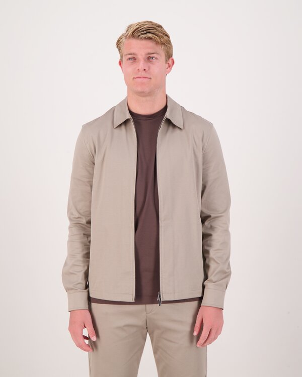 Heavy Supima Overshirt Lead Grey