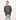 Diagonal Raised Fleece Lens Trui Donkergrijs