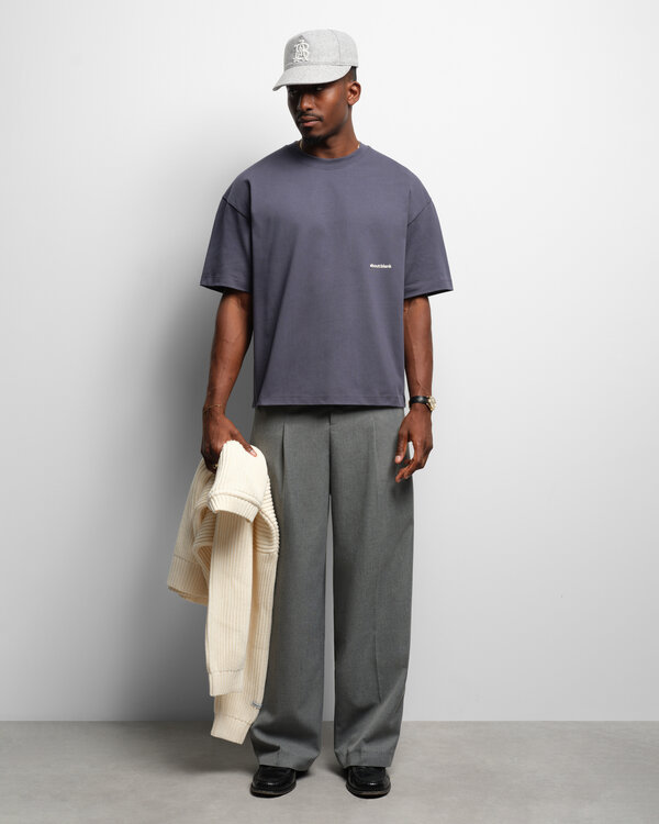Box Shirt Blau