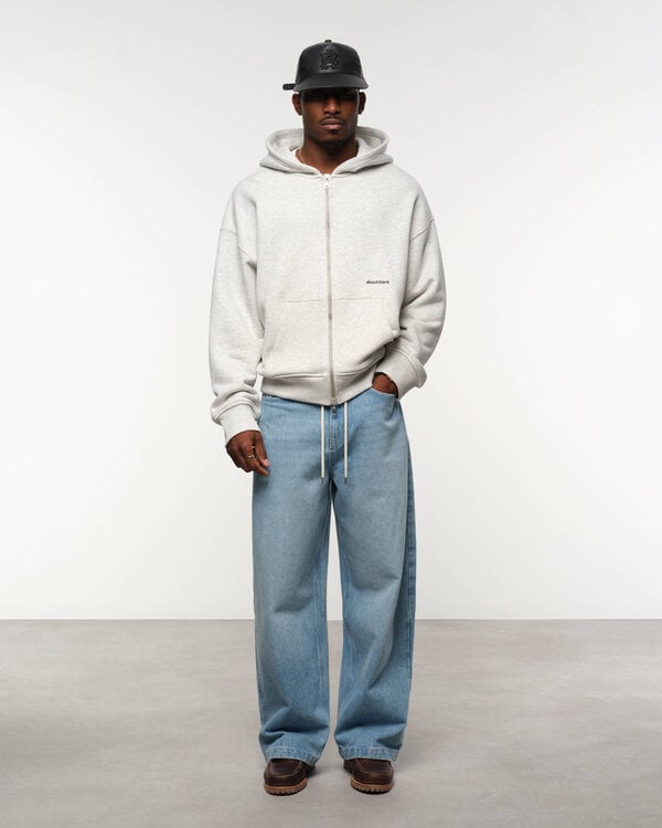 Relaxed Denim Broek Lichtblauw