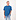 Gladstone-Stickerei Shirt Blau