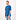 Gladstone-Stickerei Shirt Blau