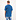Gladstone-Stickerei Shirt Blau