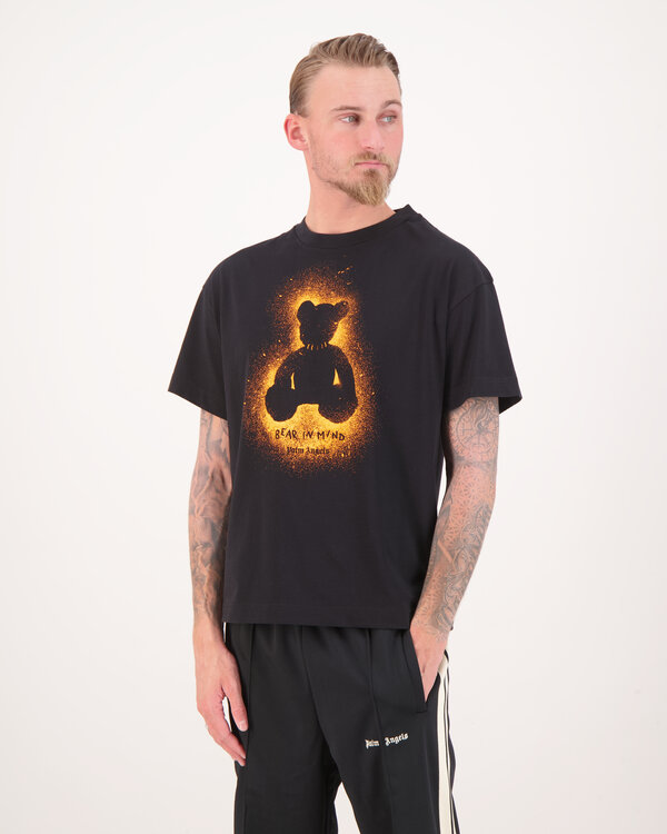 Spray Bear Reg T-Shirt Zwart