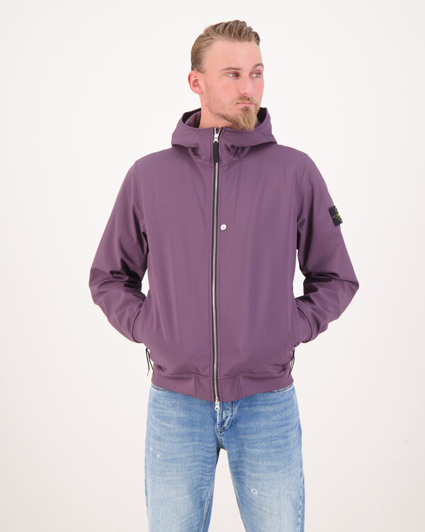 Q100004 Soft Shell Light hooded Jas Bordeaux