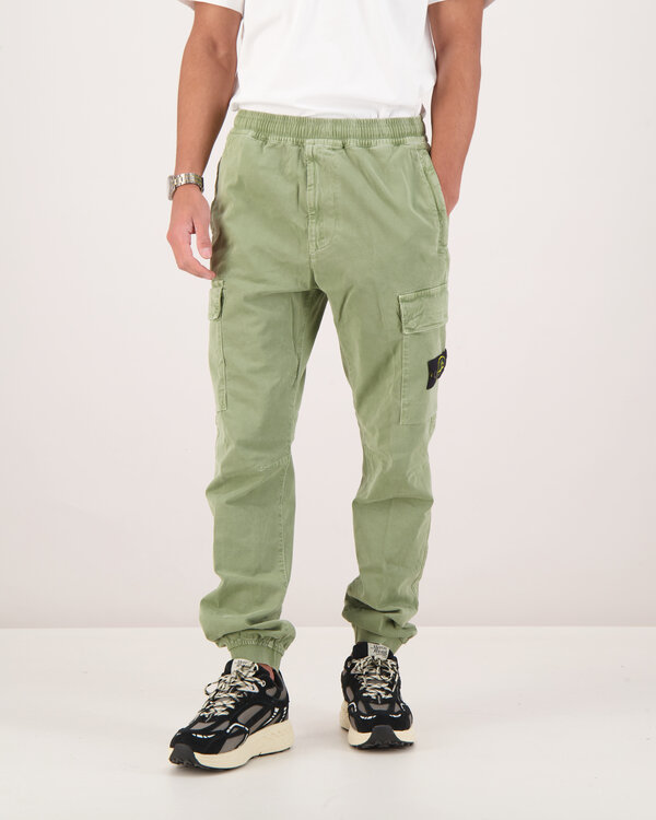 3100033 Stretch Broken Twill Cotton Cargo-Hose Sage