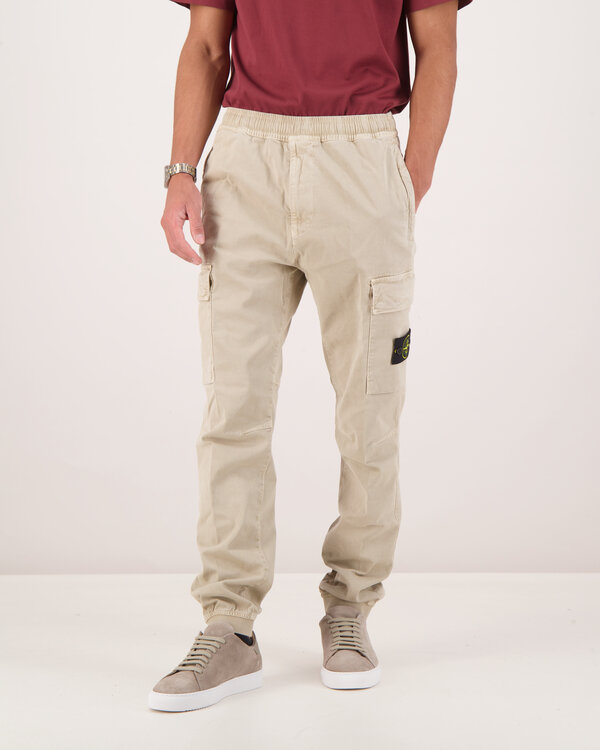 3100033 Stretch Broken Twill Cotton Cargo-Hose Sand