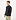 6100068 Half Zip LS Polo Zwart