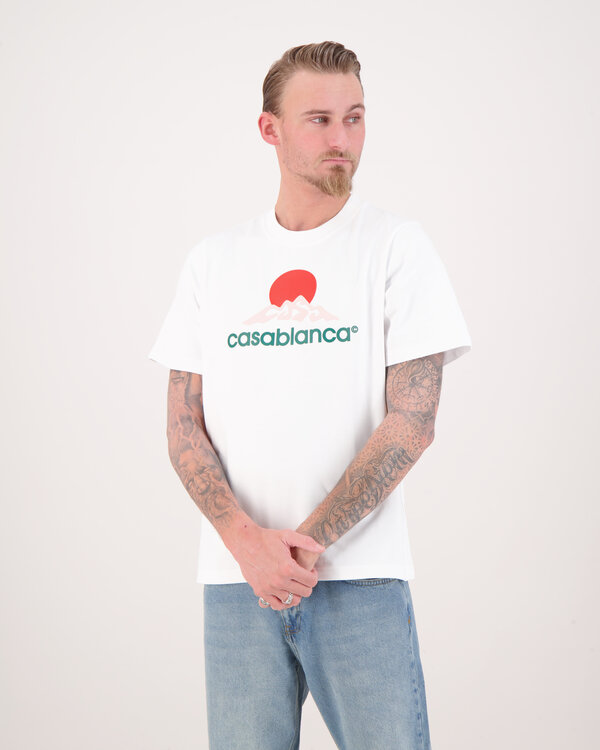 Montagne Printed T-Shirt Wit