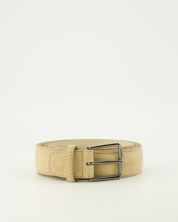 Wildledergürtel Beige