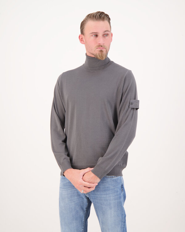 5100075 Rollkragenpullover Dunkelgrau