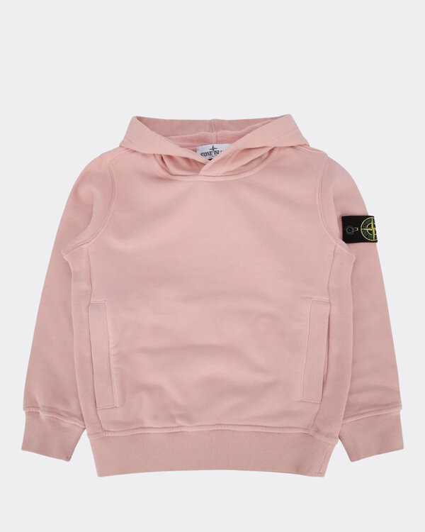 Stone Island Junior 6100004 Felpa Hoodie Roze 6100004 Felpa Hoodie Roze