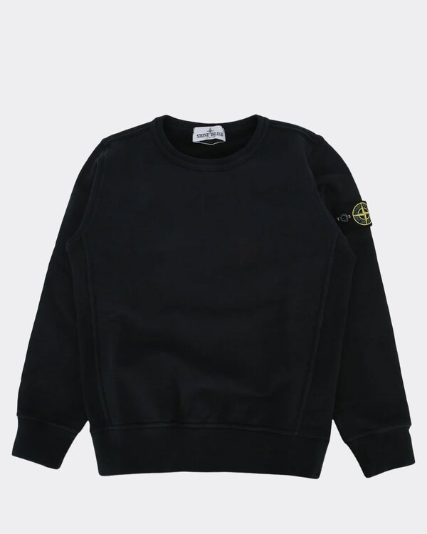 Stone Island Junior 6100001 Felpa Sweater Zwart 6100001 Felpa Sweater Zwart
