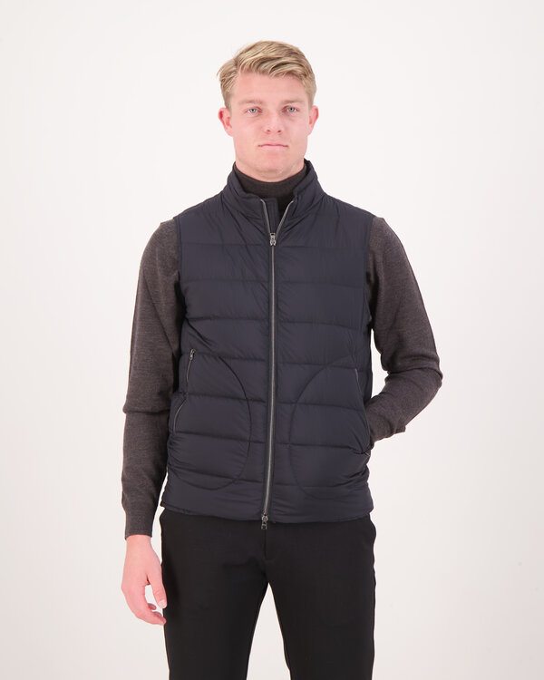 Men's Woven Bodywarmer Zwart