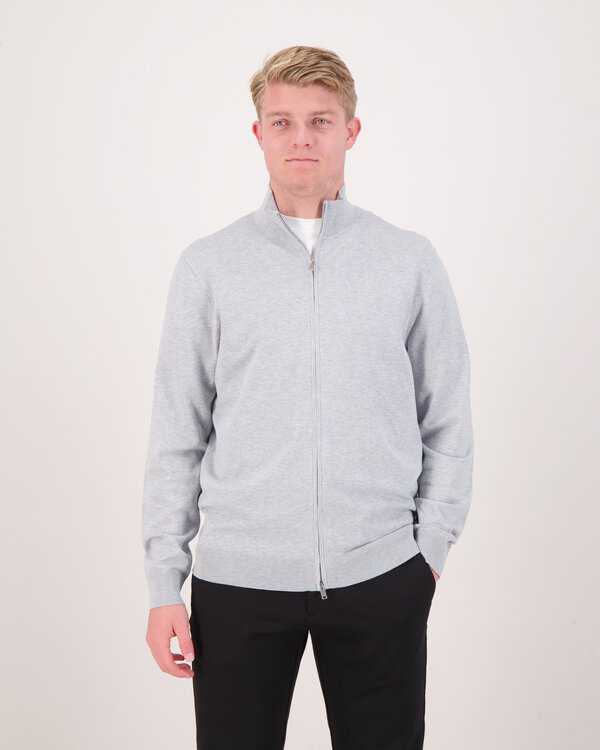 Cardigan Full Zip Grijs