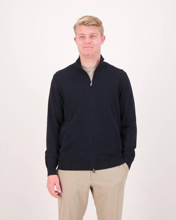 Cardigan Full Zip Marine