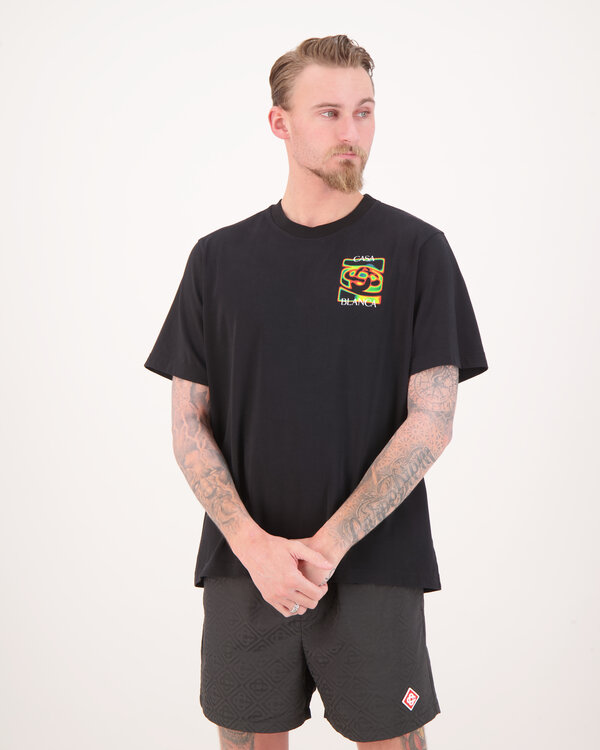 Casablanca Heat Map Classic T-Shirt Black Heat Map Classic T-Shirt Black