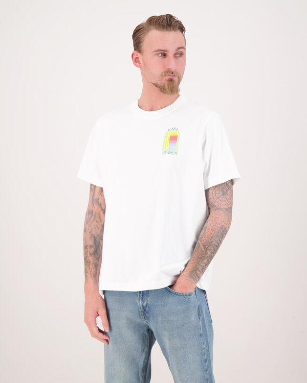 Casablanca L'arche Classic T-Shirt White L'arche Classic T-Shirt White