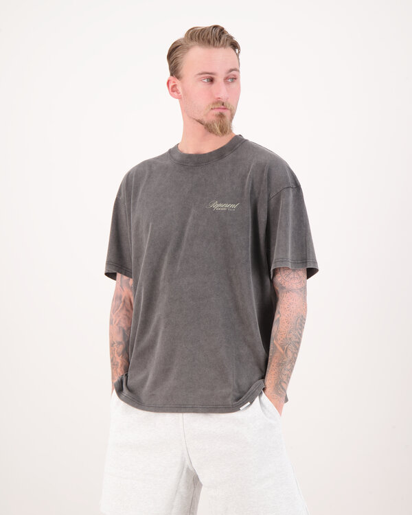 Owners Club Script Shirt Grau