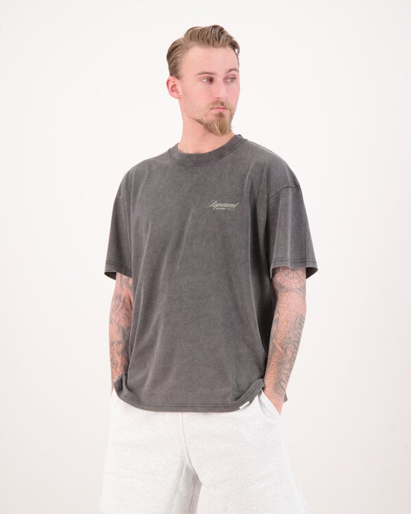 Owners Club Script T-Shirt Grijs