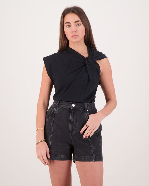 Isabel Marant Nayda T-Shirt Zwart Nayda T-Shirt Zwart