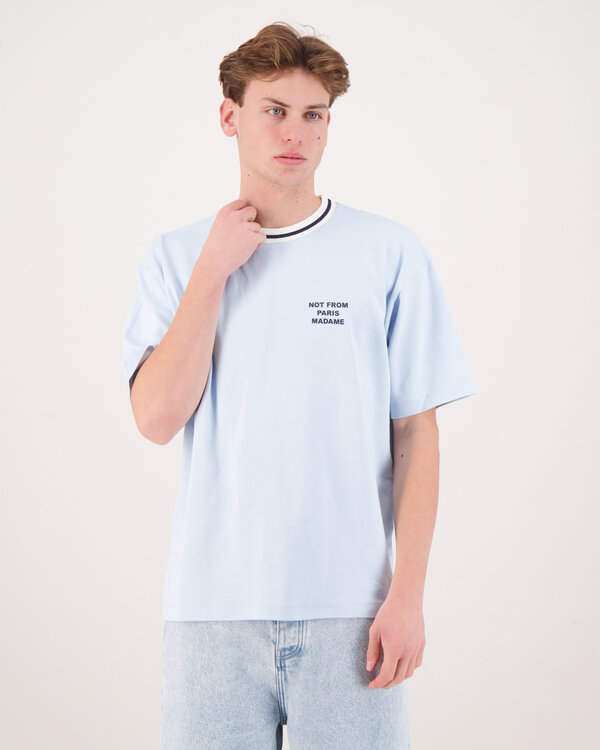 Slogan Sport T-Shirt Light Blue