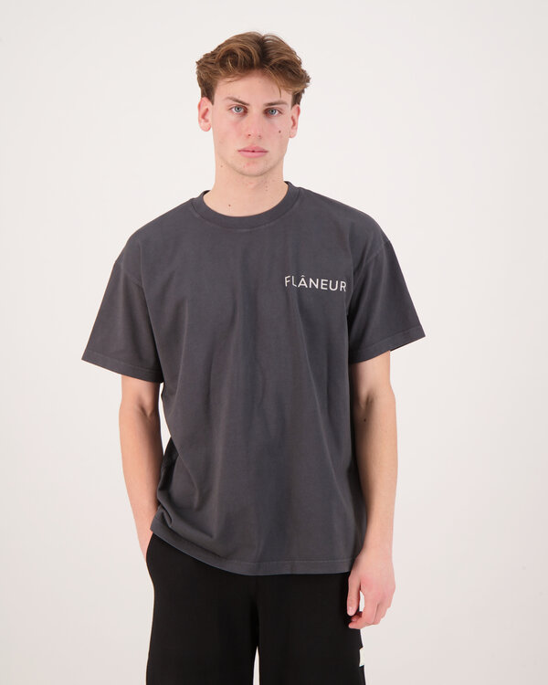 Double Logo T-Shirt Schwarz