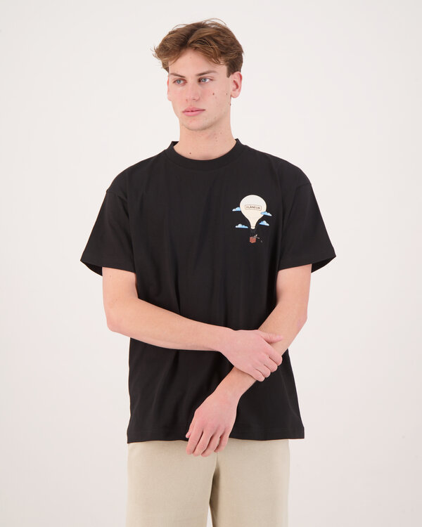 Aéronautique T-Shirt Schwarz