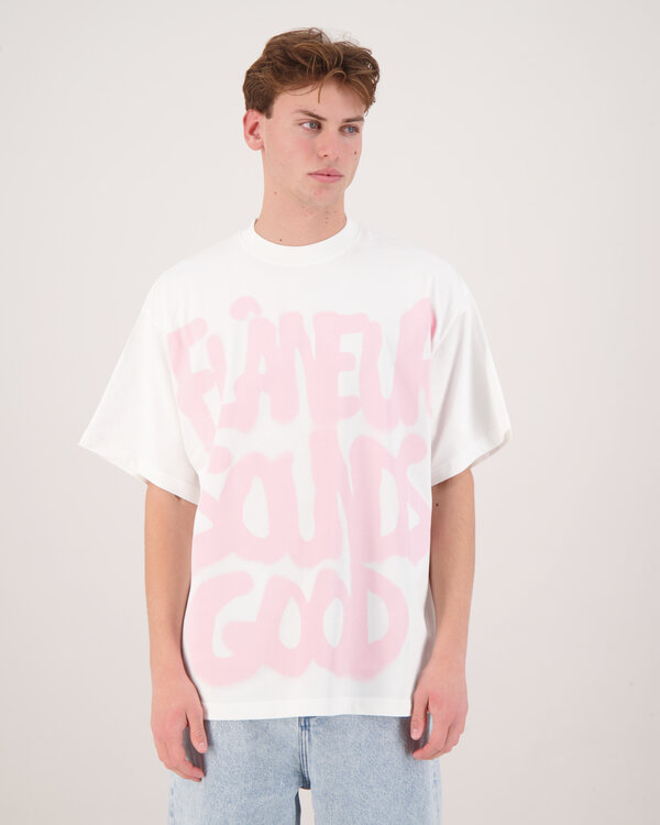 Sounds Good Spay T-Shirt Wit