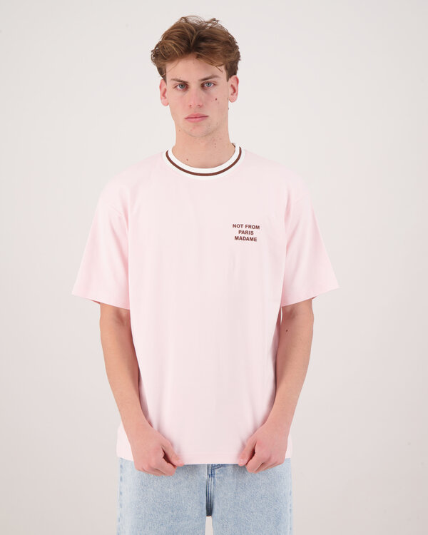 Slogan Sport T-Shirt Roze