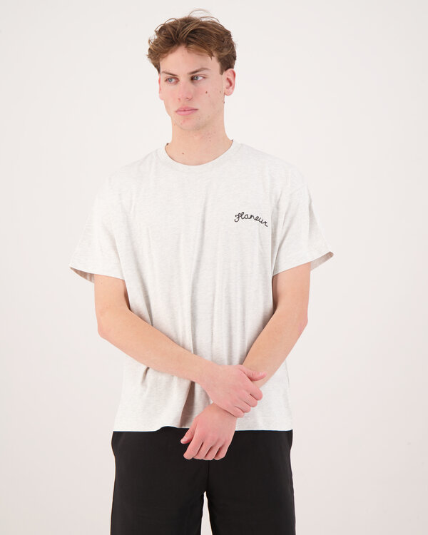 Signature T-shirt Lichtgrijs