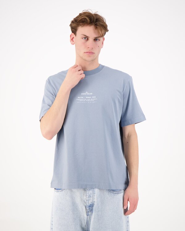 2100001 Organic Cotton Jersey T-Shirt Dark Blue.