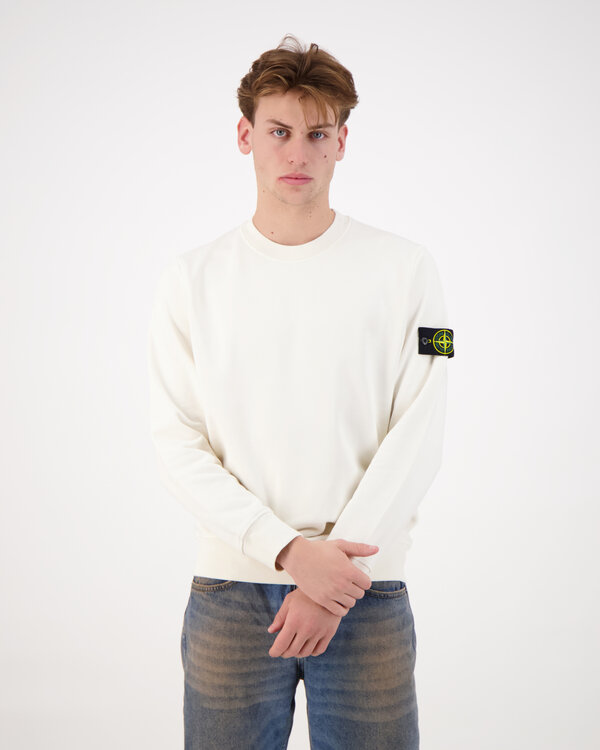 6100060 Organic Cotton Fleece Sweater Elfenbein