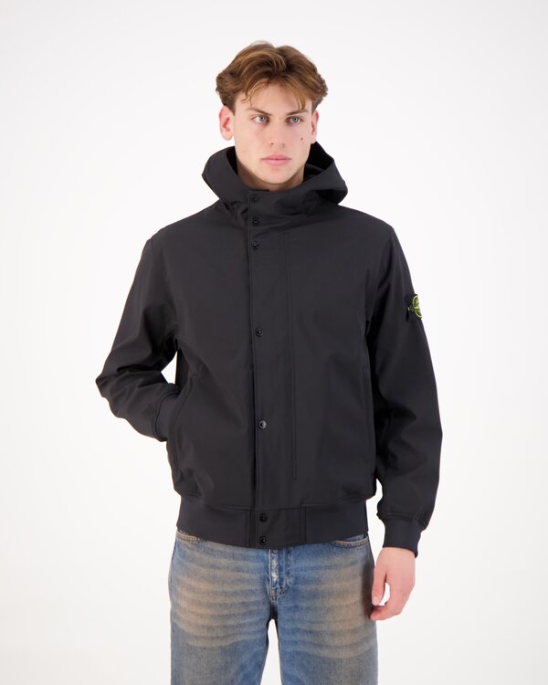 4100118 Light Soft Shell Jas Zwart