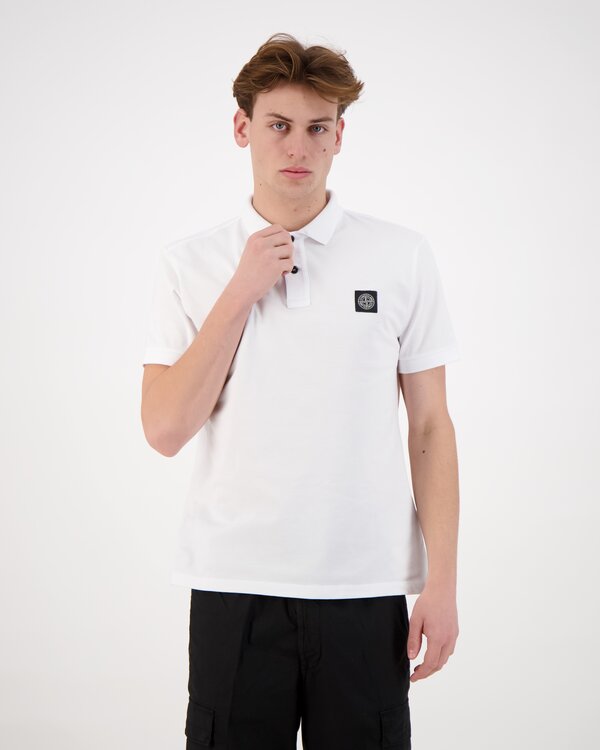 2200008 Pique Polo Wit