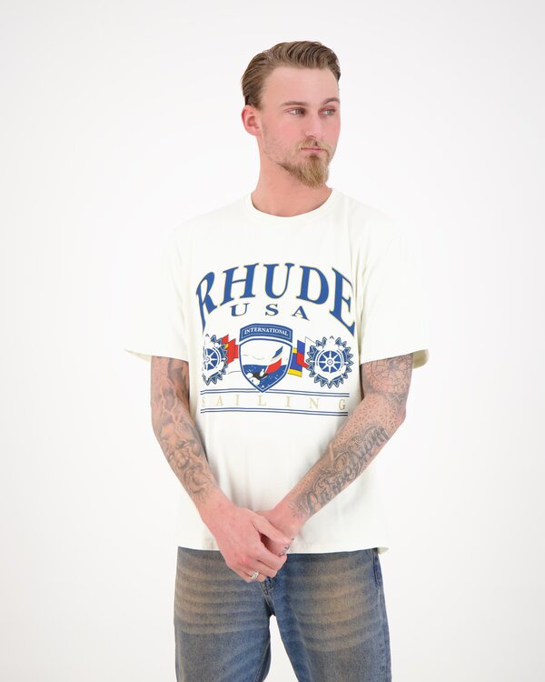 USA Sailing Icon T-Shirt Weiß