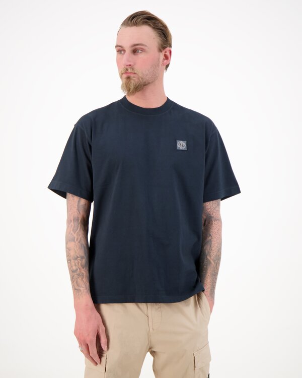 2100030 Combed Organic Cotton Jersey Navy